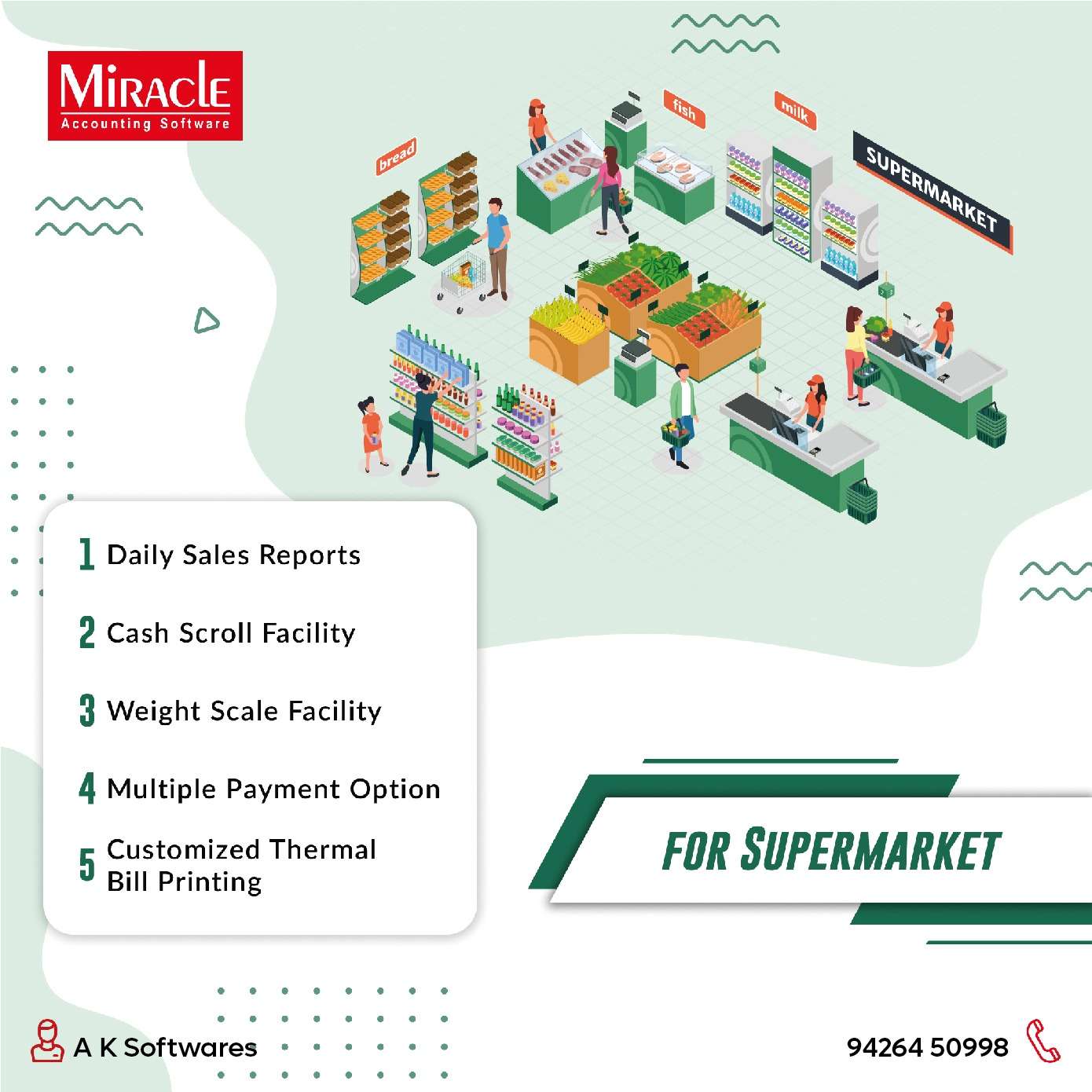 Miracle Accounting Software For Grocery Kirana And Supermarket Business