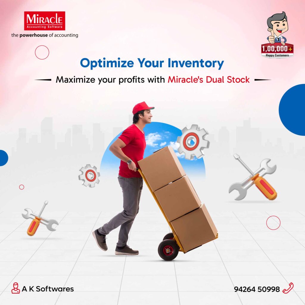 Optimize Your Inventory With Miracle Accounting Software's Dual Stock Facility