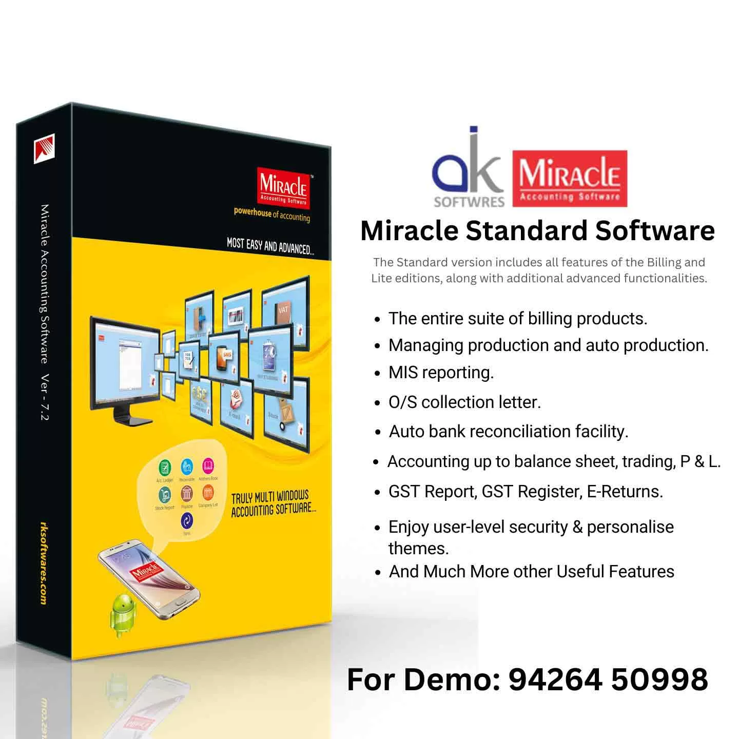 miracle standard software